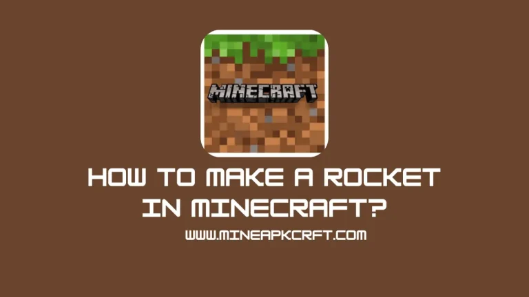 Make a Rocket in Minecraft